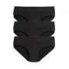 Iconic Briefs 3-Pack - Cotton X= Black -Swim Lounge Outfit 3Pack Iconic Briefs Black X