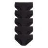 Iconic Briefs 5-Pack - Cotton X= Black -Swim Lounge Outfit 5Pack Iconic Brief Black X