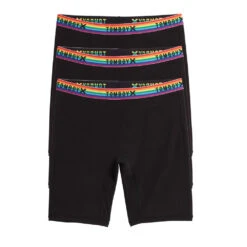 9" Boxer Briefs 3-Pack - TENCEL™ Modal Black Rainbow