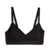 Adjustable Triangle Bralette - TENCEL™ Modal Black -Swim Lounge Outfit Adjustable Triangle Bralette Black 1