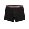 6" Fly Packing Boxer - Black Rainbow -Swim Lounge Outfit Black Rainbow 6in Packing 1
