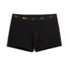 4.5" Trunks - Black X= Rainbow -Swim Lounge Outfit Black Rainbow xequals 4.5 1