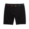 9" Boxer Briefs - Black X= Rainbow 1 9" Boxer Briefs - Black X= Rainbow -Swim Lounge Outfit Black Rainbow xequals 9in 1
