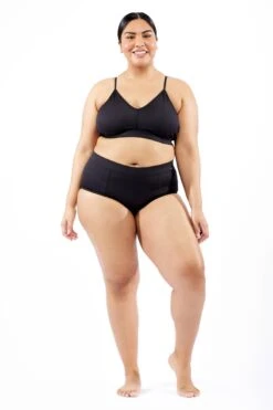 Swim High Waisted Hipster - Black -Swim Lounge Outfit Black Swim High Waisted Hipster 1 OF 1