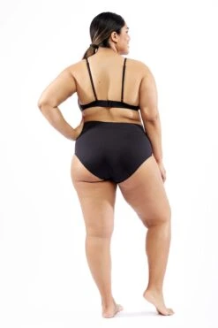 Swim High Waisted Hipster - Black -Swim Lounge Outfit Black Swim High Waisted Hipster 1 OF 2