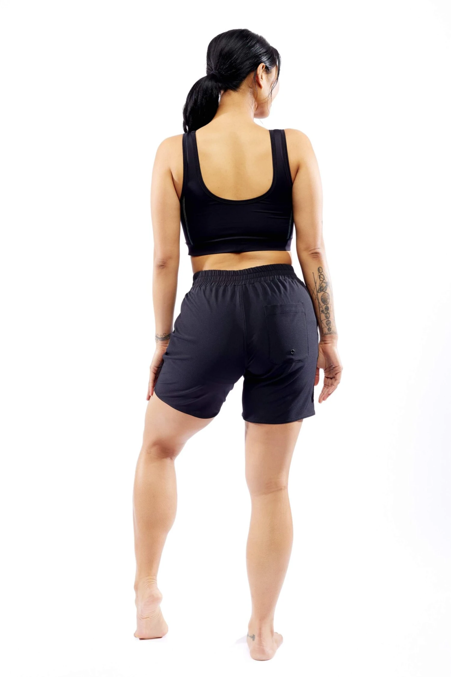 Swim Sport Top - Black Ombre 6 Swim Sport Top - Black Ombre - Image 4