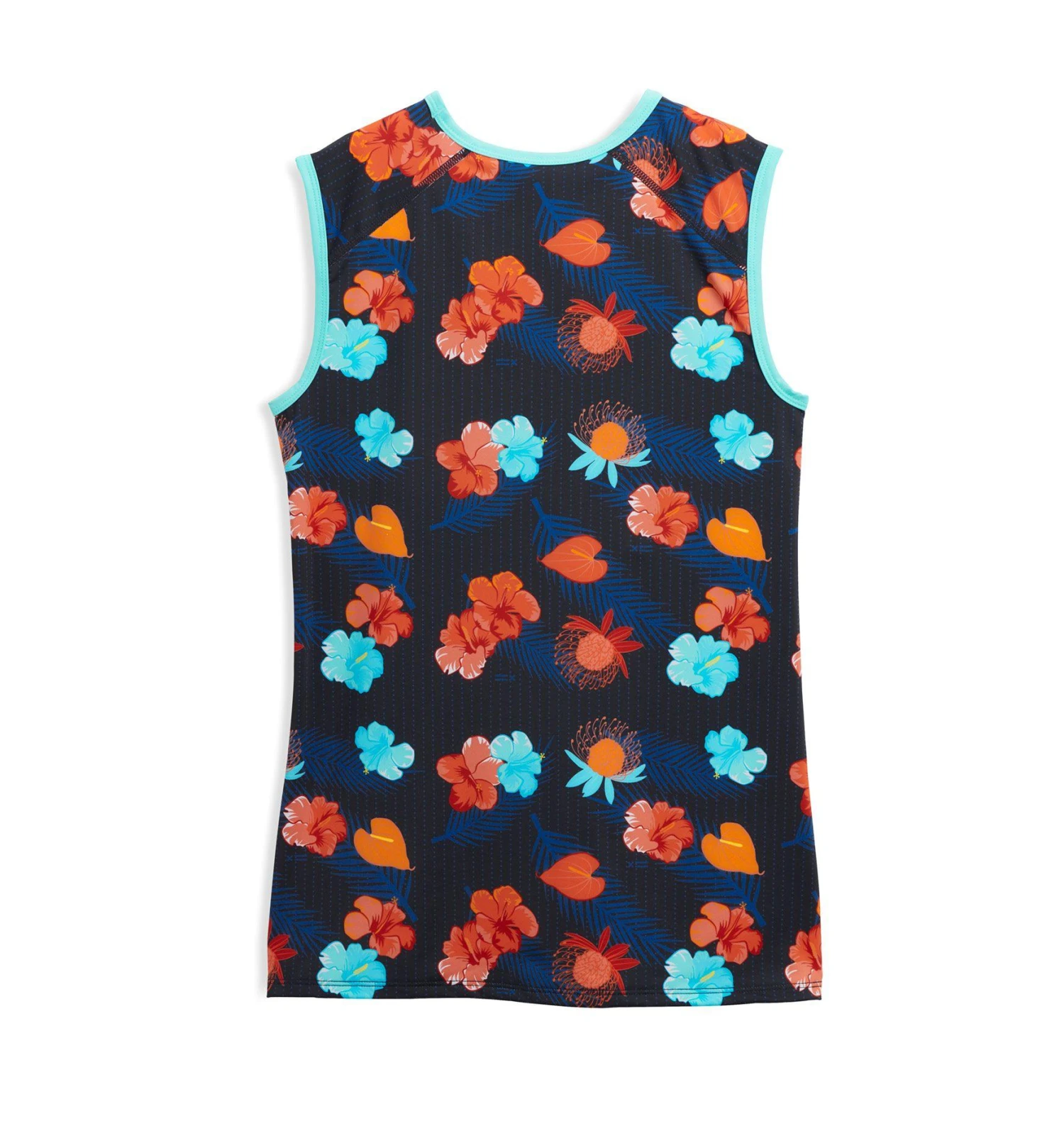 Swim Tank LC - Blue Aloha Print 4 Swim Tank LC - Blue Aloha Print - Image 2