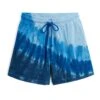 Terry Rec Short - Blue Tie Dye