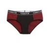 Hipster Briefs - Checkers Merlot -Swim Lounge Outfit Checkers Colorblock Red Hipster 1