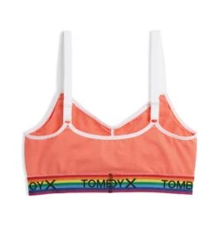 V Neck Bralette LC - Coral Rainbow 5 V Neck Bralette LC - Coral Rainbow -Swim Lounge Outfit Coral Rainbow V neck Bralette 2