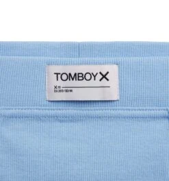 Organic Cotton Rib High Waisted Bikini - Forget Me Not -Swim Lounge Outfit Cotton Rib Forget Me Not High Waisted Bikini 3