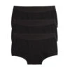 First Line Period Boy Shorts 3-Pack - X= Black 1 First Line Period Boy Shorts 3-Pack - X= Black -Swim Lounge Outfit First Line Black Boy Short 3pk