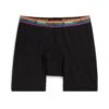 First Line Period 9" Boxer Briefs - Black Rainbow -Swim Lounge Outfit First Line v2 Black Rainbow 9inch 1