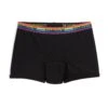 First Line Period 4.5" Trunks - Black Rainbow -Swim Lounge Outfit First Line v2 Black Rainbow Trunk 1