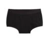 First Line Period Boy Shorts - X= Black -Swim Lounge Outfit First Line v2 xequals Black Boyshort 1