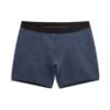 6" Fly Boxer Briefs - Heather Navy -Swim Lounge Outfit Heather Navy 6in Fly 1