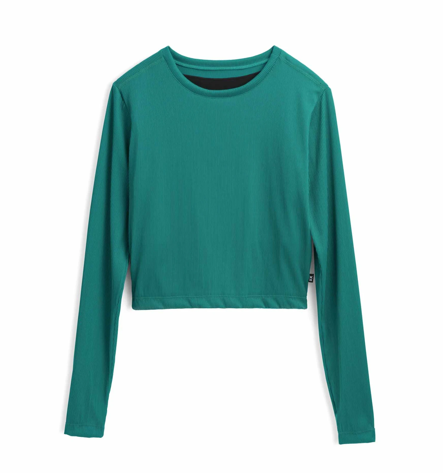 Ribbed Swim Sun Shield Crop Top LC - Parasailing 3 Ribbed Swim Sun Shield Crop Top LC - Parasailing