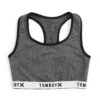 Racerback Soft Bra - Charcoal