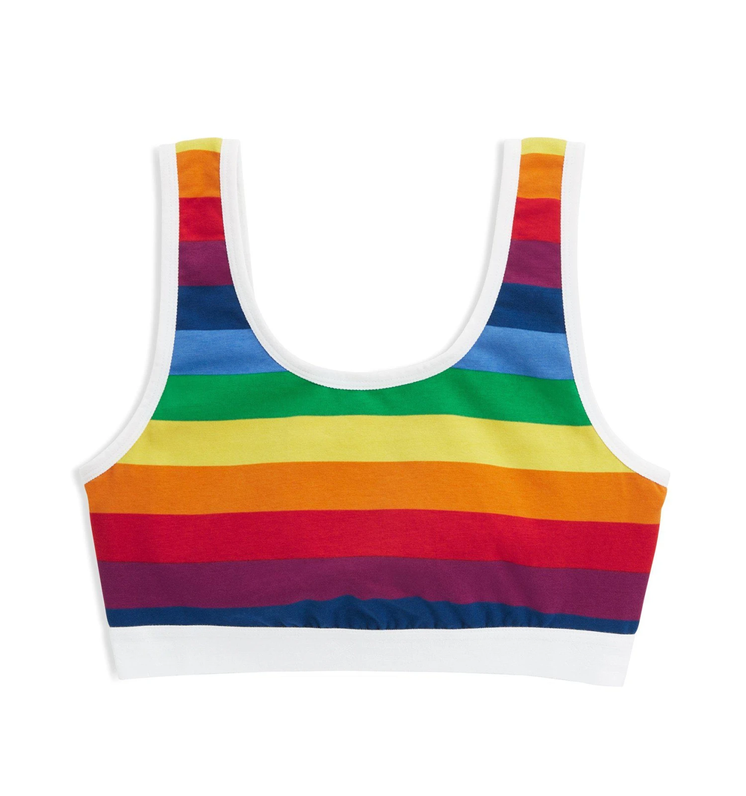 Essentials Soft Bra - Rainbow Pride Stripes 3 Essentials Soft Bra - Rainbow Pride Stripes