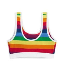 Swim Lounge Outfit 13 Swim Lounge Outfit -Swim Lounge Outfit RainbowPrideStripes EssentialBra 2