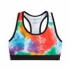Racerback Soft Bra LC - Rainbow Spill -Swim Lounge Outfit Rainbow Spill Racerback 1