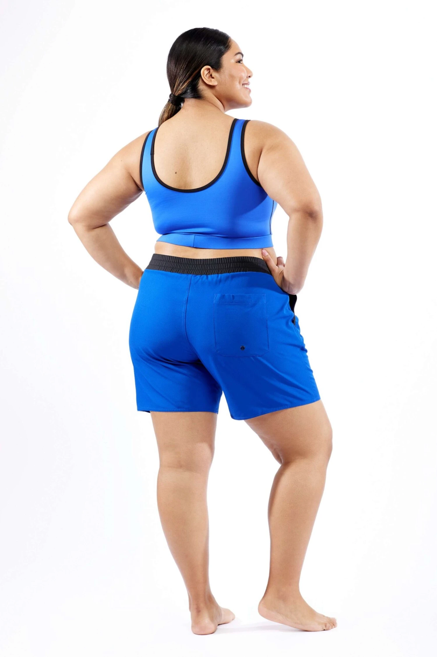 Swim Sport Top - Royal 6 Swim Sport Top - Royal - Image 4