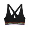 All Day Bralette - TENCEL™ Modal Black Rainbow -Swim Lounge Outfit TENCELModalBlackRainbow AllDayBralette 1