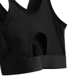 Adaptable Crossover Cutout Bra LC - Traveler Black -Swim Lounge Outfit Traveler Black CrossoverBra RS 3