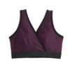 Crossover Cutout Bra LC - Traveler Plum -Swim Lounge Outfit Traveler Plum Crossover Bra 1 1