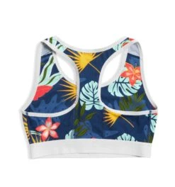 Swim Lounge Outfit 17 Swim Lounge Outfit -Swim Lounge Outfit Tropical Midnight Racerback Bra 2