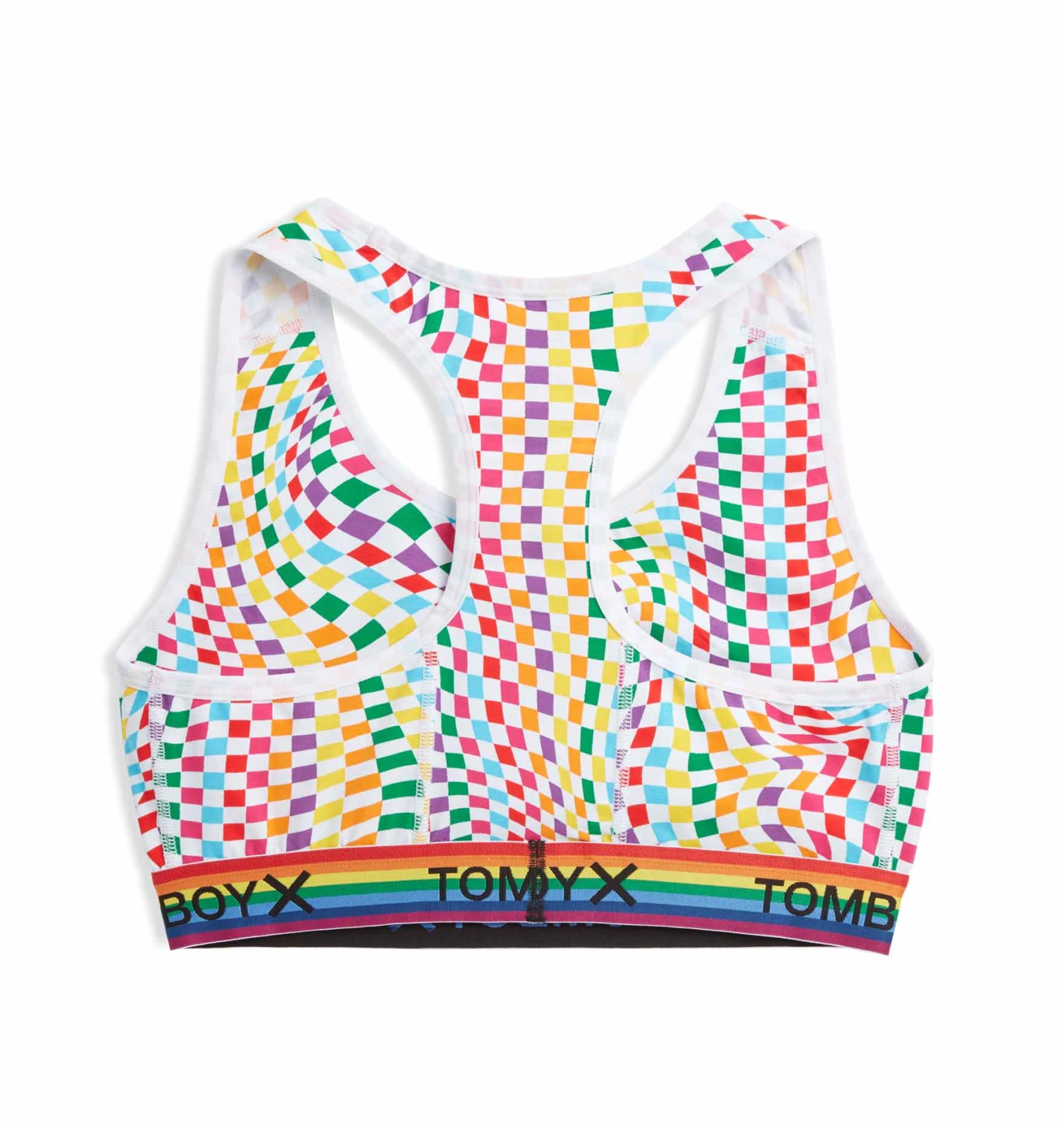 Racerback Soft Bra LC - Twist The Rainbow 4 Racerback Soft Bra LC - Twist The Rainbow - Image 2