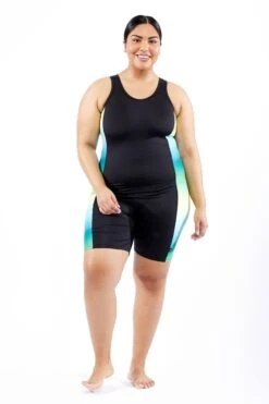 Swim 6" Racerback Unisuit - Under The Surface 8 Swim 6" Racerback Unisuit - Under The Surface -Swim Lounge Outfit Under The Surface Swim 6in Racerback Unisuit 1 OF 1