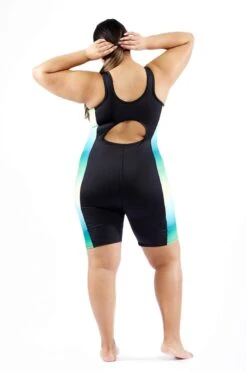 Swim 6" Racerback Unisuit - Under The Surface 9 Swim 6" Racerback Unisuit - Under The Surface -Swim Lounge Outfit Under The Surface Swim 6in Racerback Unisuit 1 OF 2