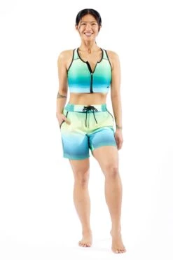 Swim Racerback Zip Top - Under The Surface -Swim Lounge Outfit Under The Surface Swim Racerback Zip Top 1 OF 1